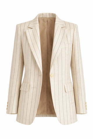 BLAZER CREMA RAYAS
