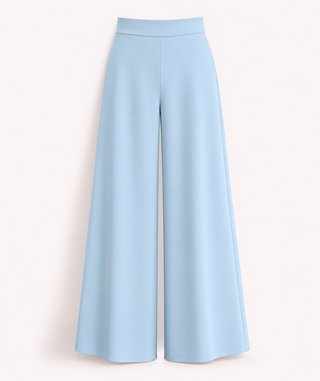 PANTALÓN CREPÉ CERÚLEO