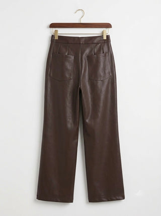 PANTALÓN PIEL MOCHA