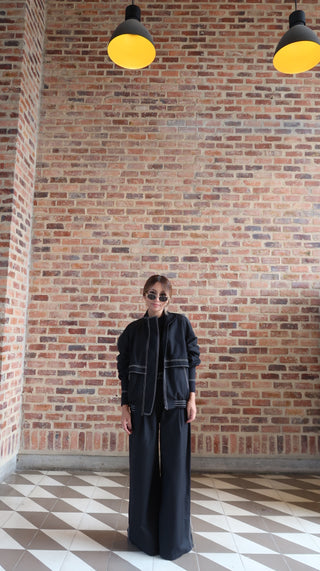 CHAQUETA BOMBER HILO