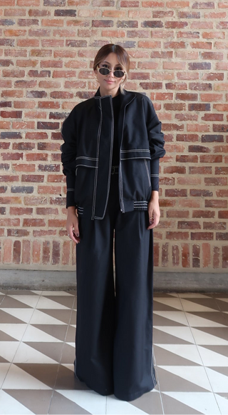 CHAQUETA BOMBER HILO