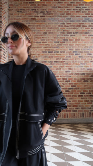 CHAQUETA BOMBER HILO