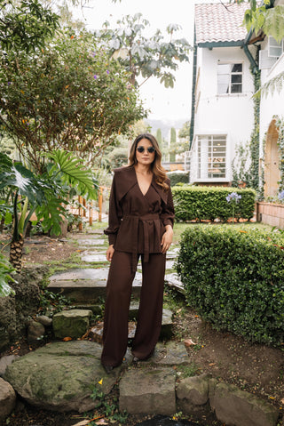 PANTALÓN CREPÉ MOCHA