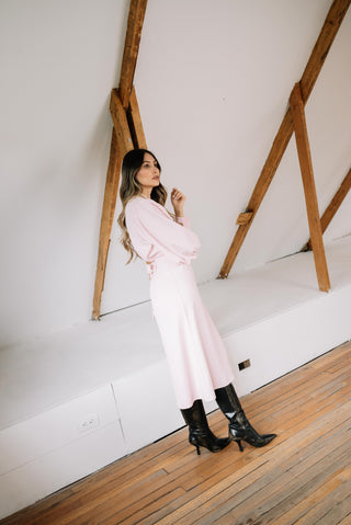 VESTIDO CREPÉ ROSE