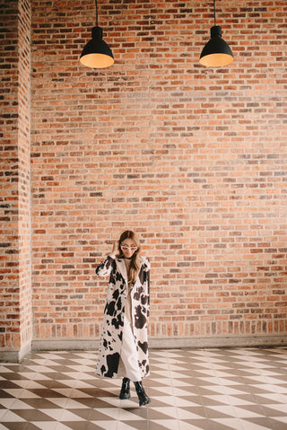 ABRIGO COW PRINT