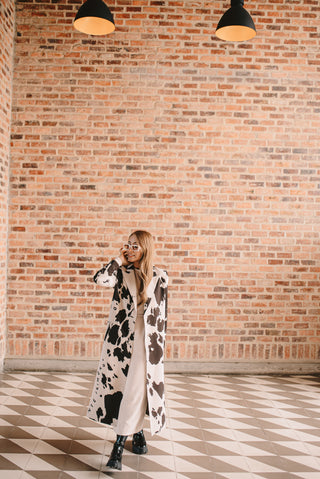 ABRIGO COW PRINT