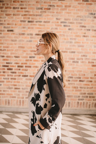 ABRIGO COW PRINT