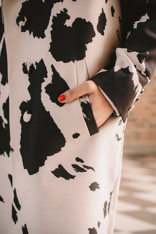 ABRIGO COW PRINT