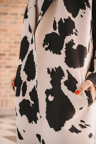 ABRIGO COW PRINT