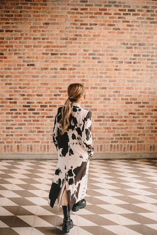 ABRIGO COW PRINT
