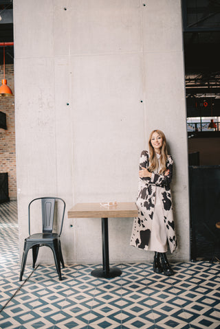 ABRIGO COW PRINT