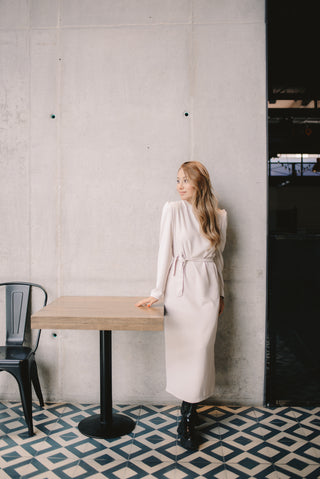 VESTIDO IVORY LAZO