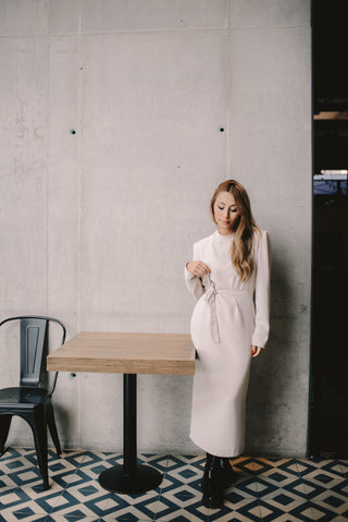 VESTIDO IVORY LAZO