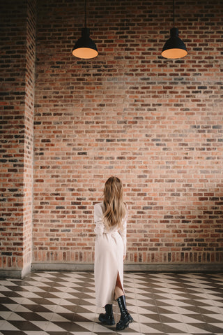 VESTIDO IVORY LAZO