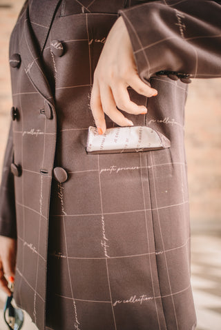 BLAZER TRAJE CUADROS