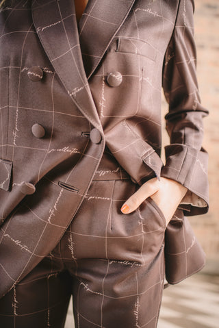 PANTALÓN TRAJE CUADROS