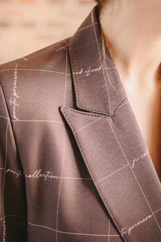 BLAZER TRAJE CUADROS