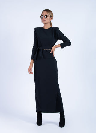 VESTIDO ENVOLVENTE NEGRO